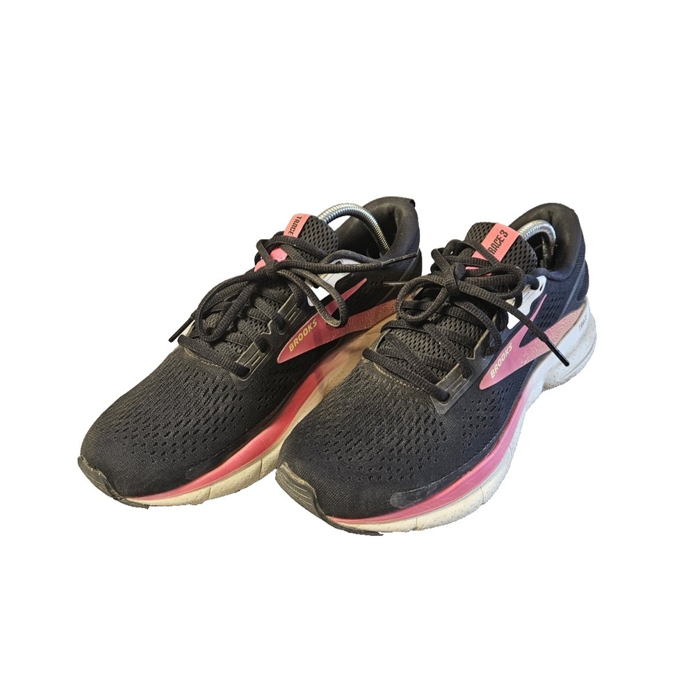 Brooks Trace 3 Women's Running Shoes Size 9 Black Pink Sneakers